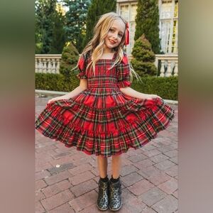 Ivy City Mini Madeline Dress Holiday Plaid